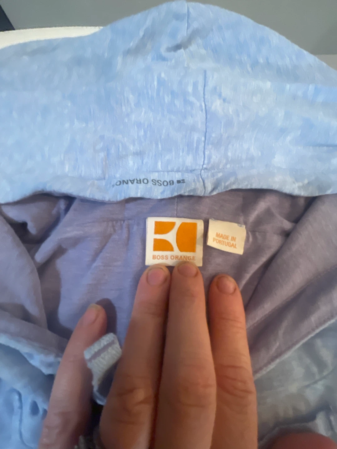 Boss Orange Light Blue Hoodie - photo 2
