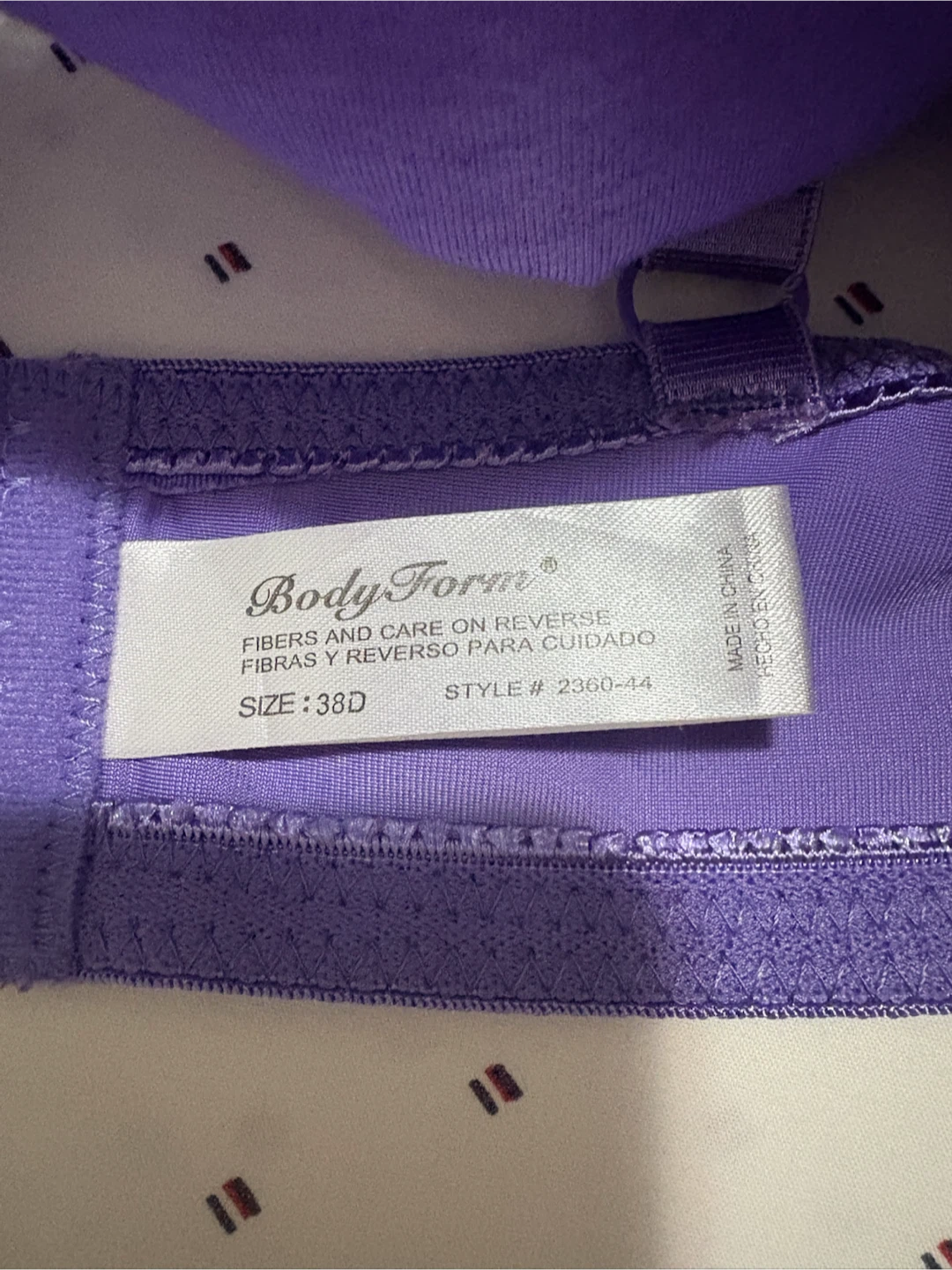 Body Form Purple Bra - photo 4