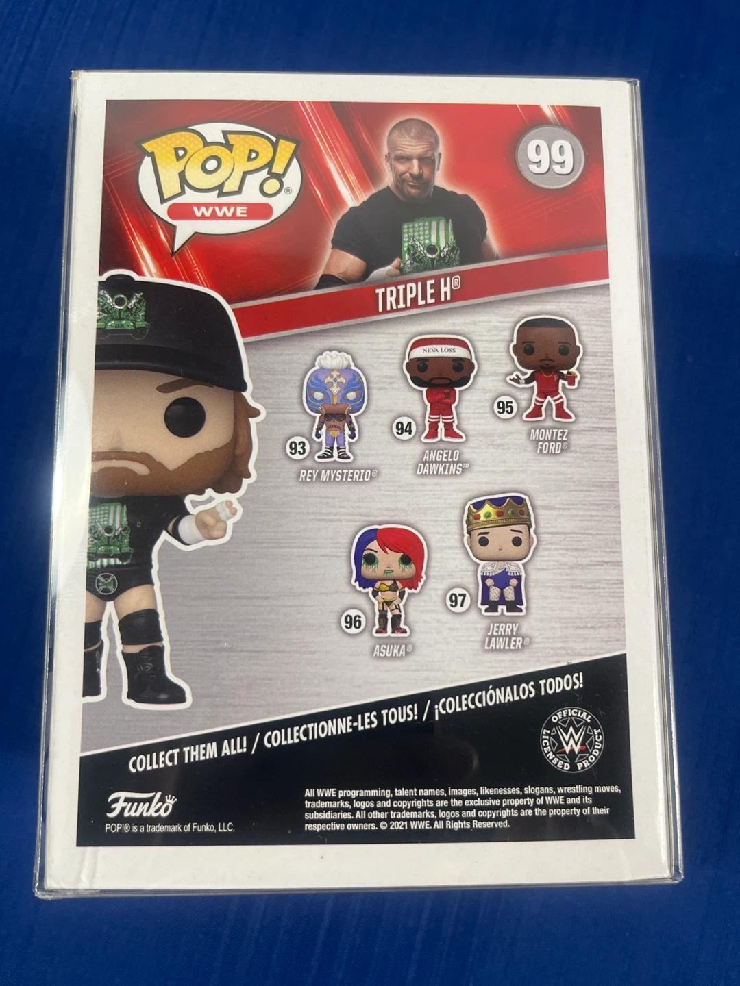 Funko Pop! WWE Triple H #99 (EB Games Exclusive with Pin) - photo 4