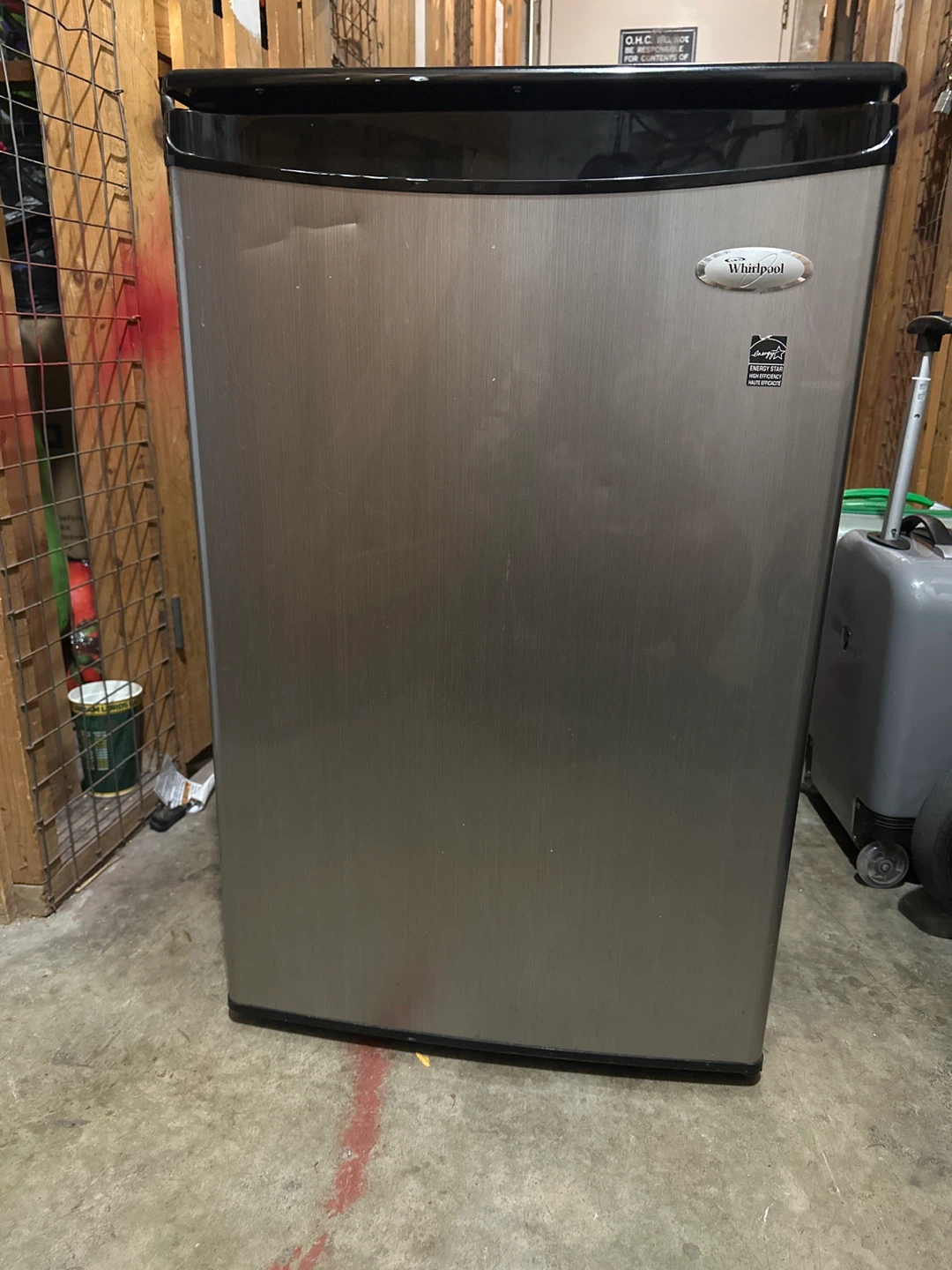 Whirlpool Stainless Steel Mini Fridge