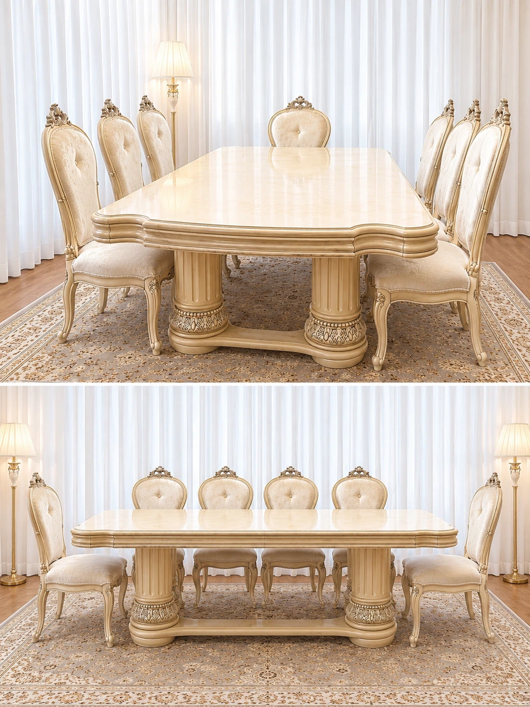 Elegant dining table