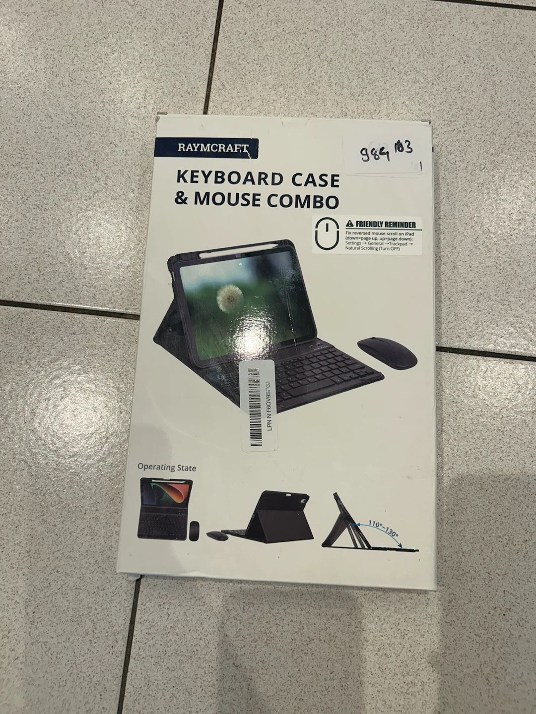 RAYMCRAFT iPad Keyboard Case and Mouse Combo - photo 4