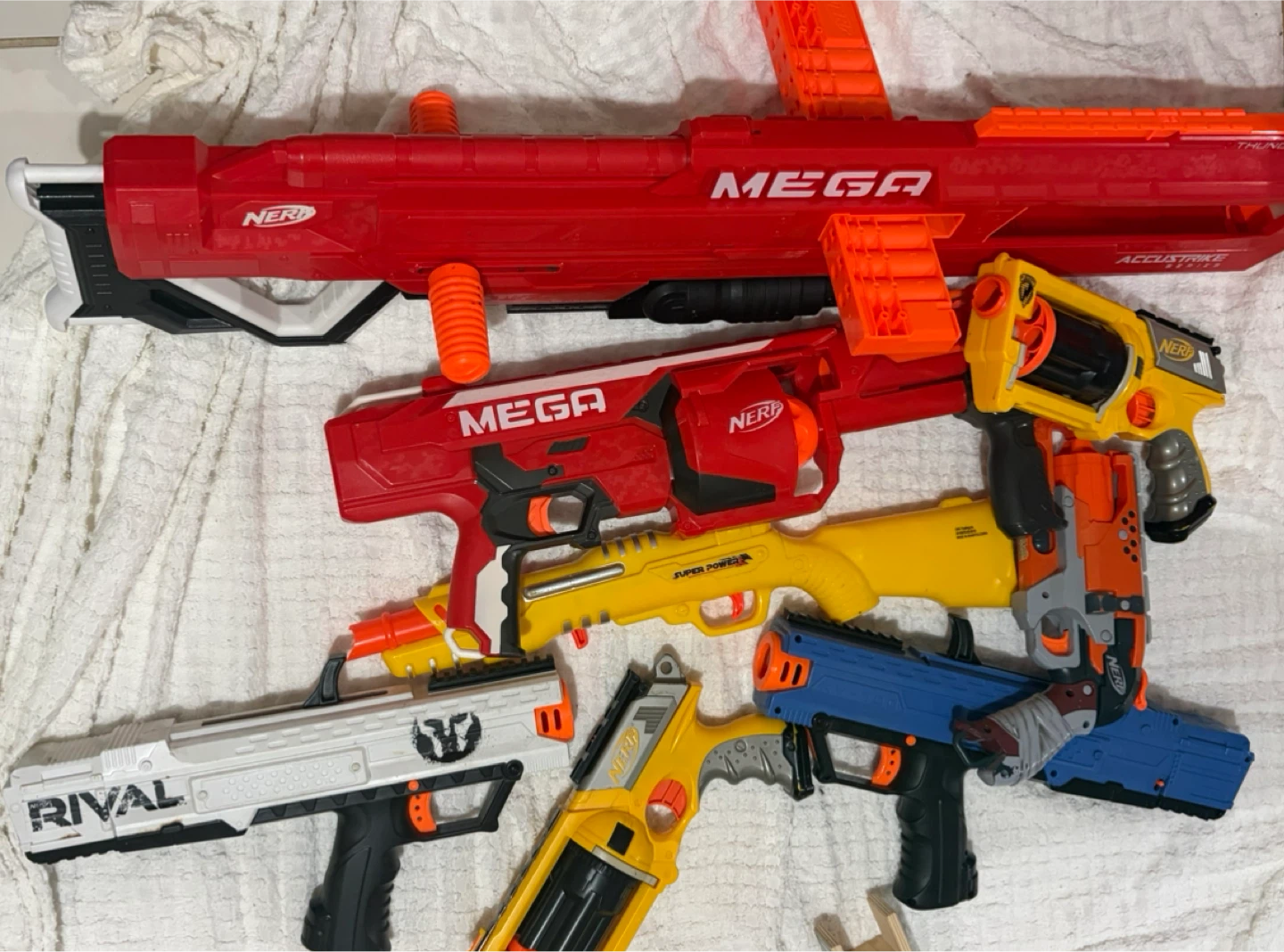 Nerf Blaster Collection with Darts and Accessories