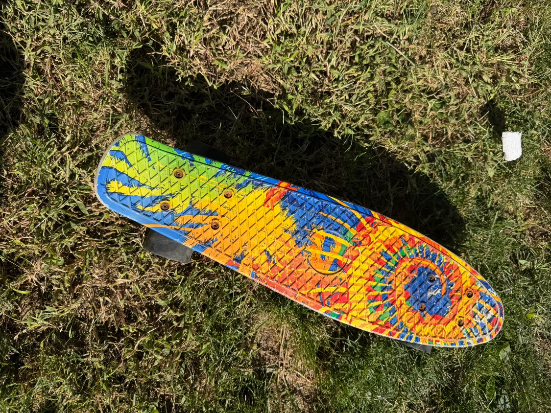 Colorful Penny Style Skateboard