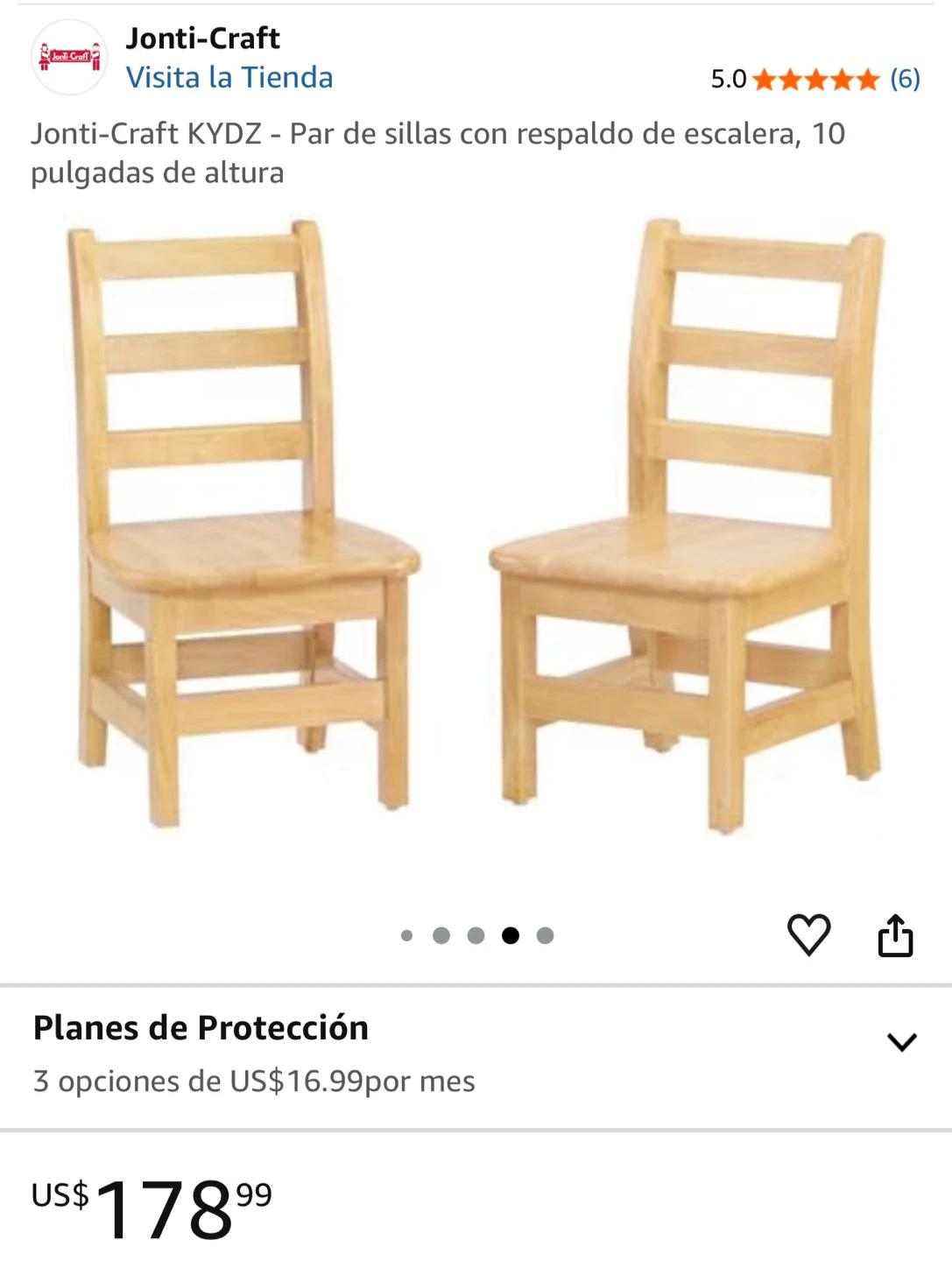 Jonti-Craft KYDZ Children's Chairs - Set of 2