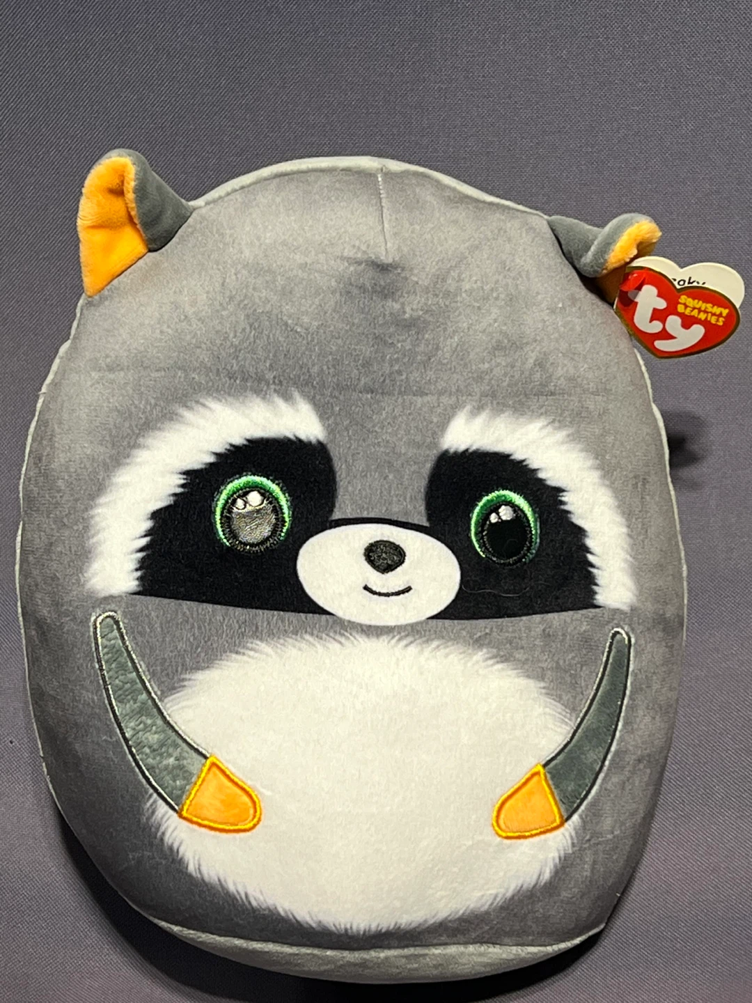 Ty Squish-a-Boos Beanies SNEAKY the Raccoon