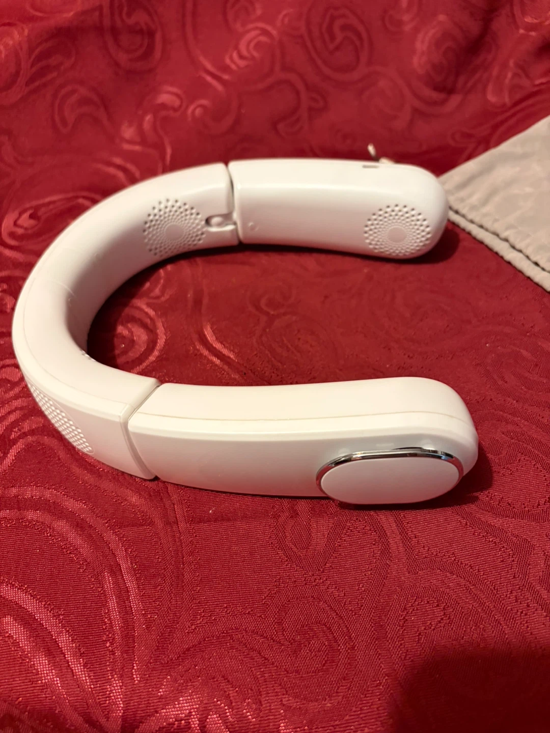 White Portable Neck Fan