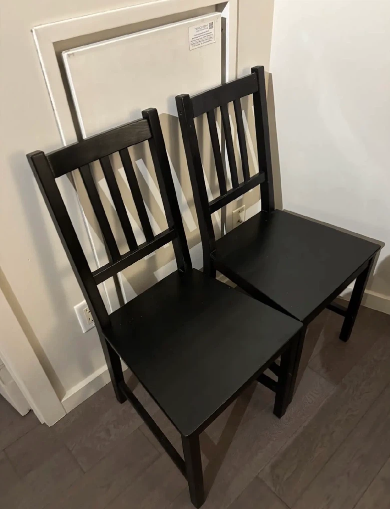 2 IKEA PINNTORP chairs for sale - photo 3