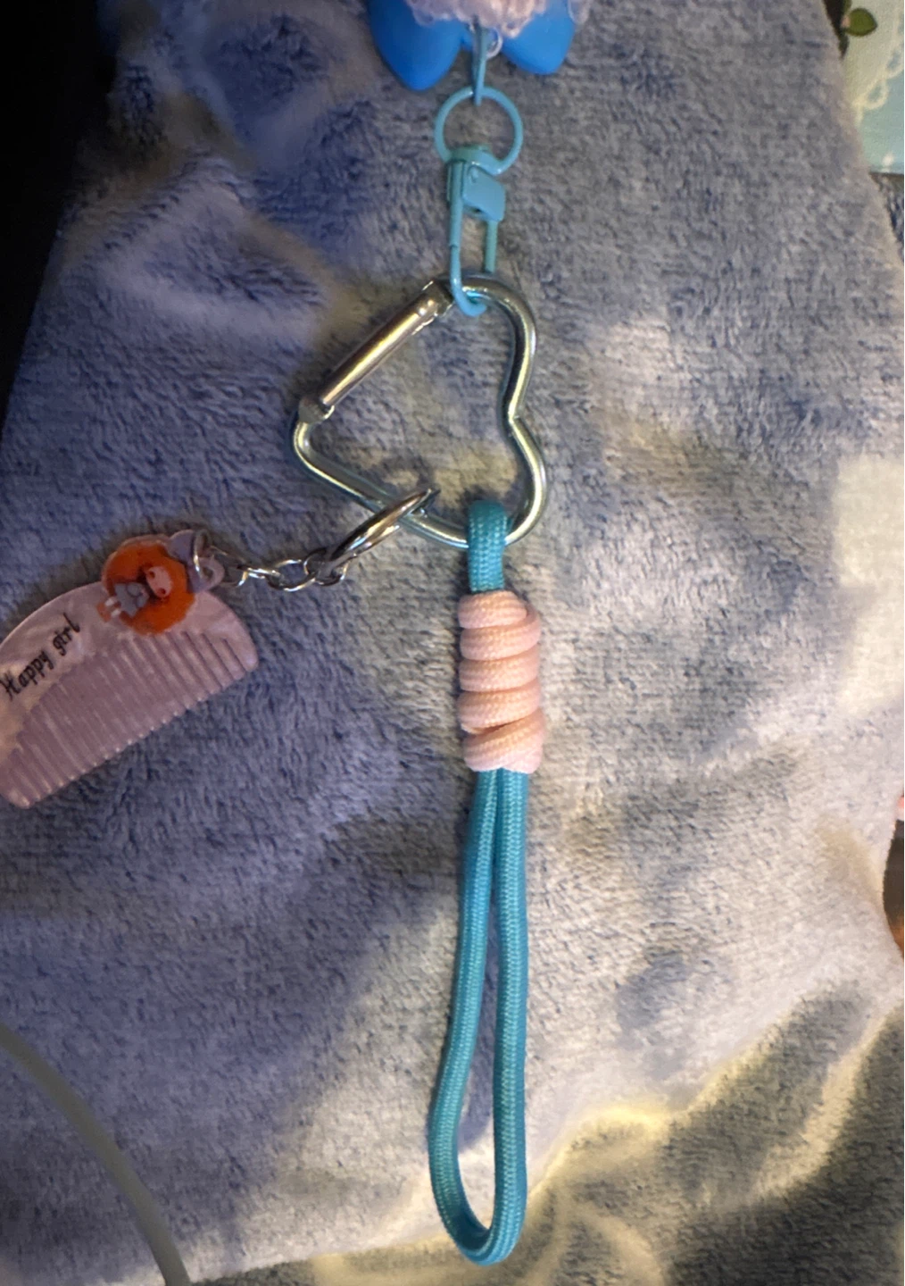 Happy Girl Doll Keychain with Comb - photo 5