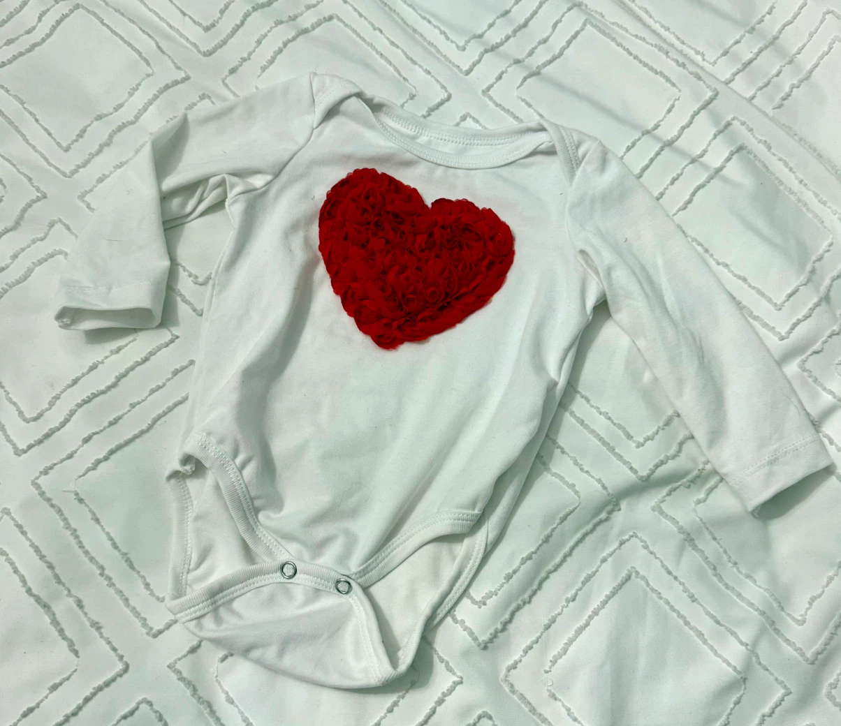 Baby Girl Heart Outfit Set - photo 4