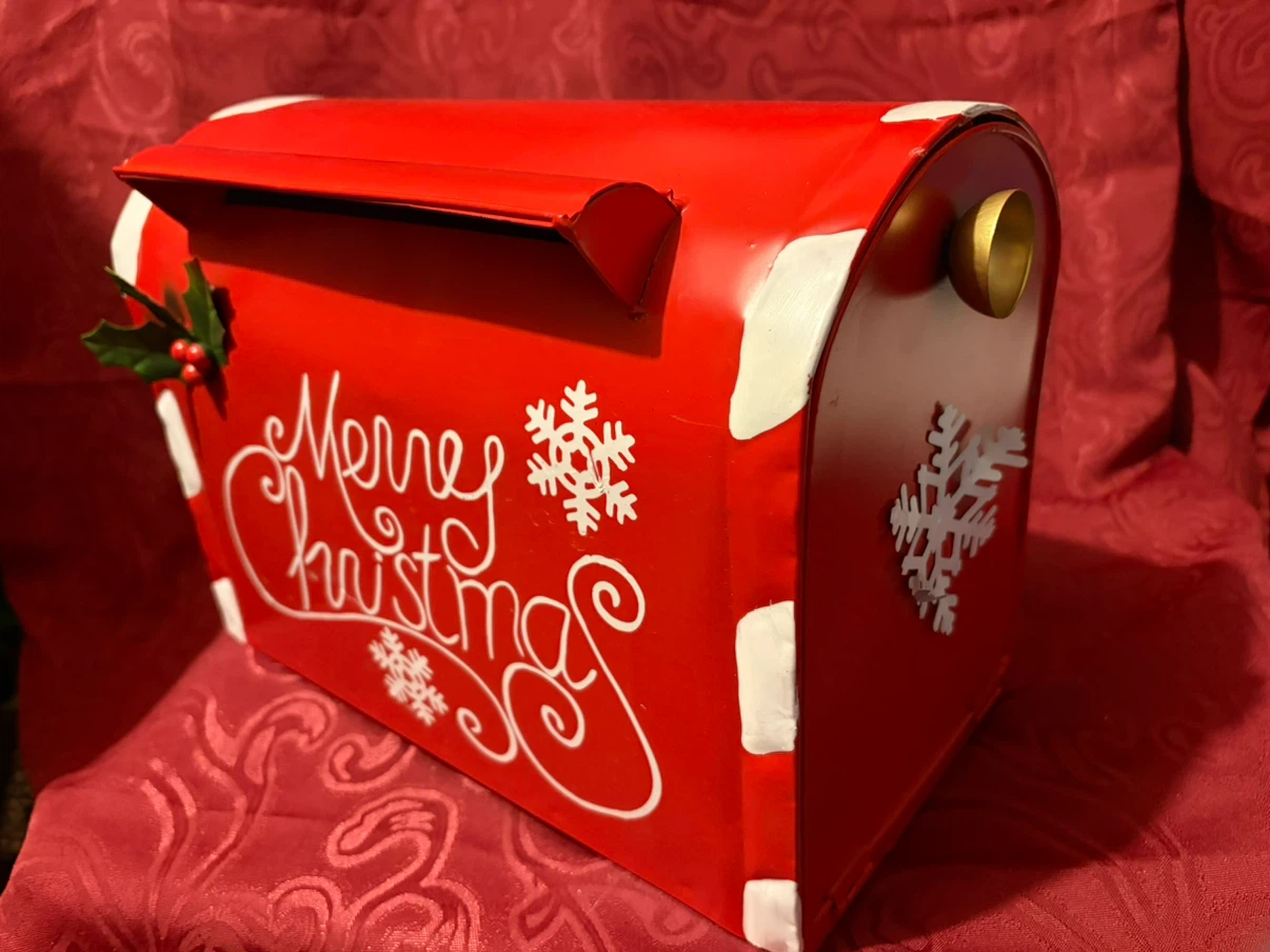 Christmas Metal Mailbox Decor - photo 2