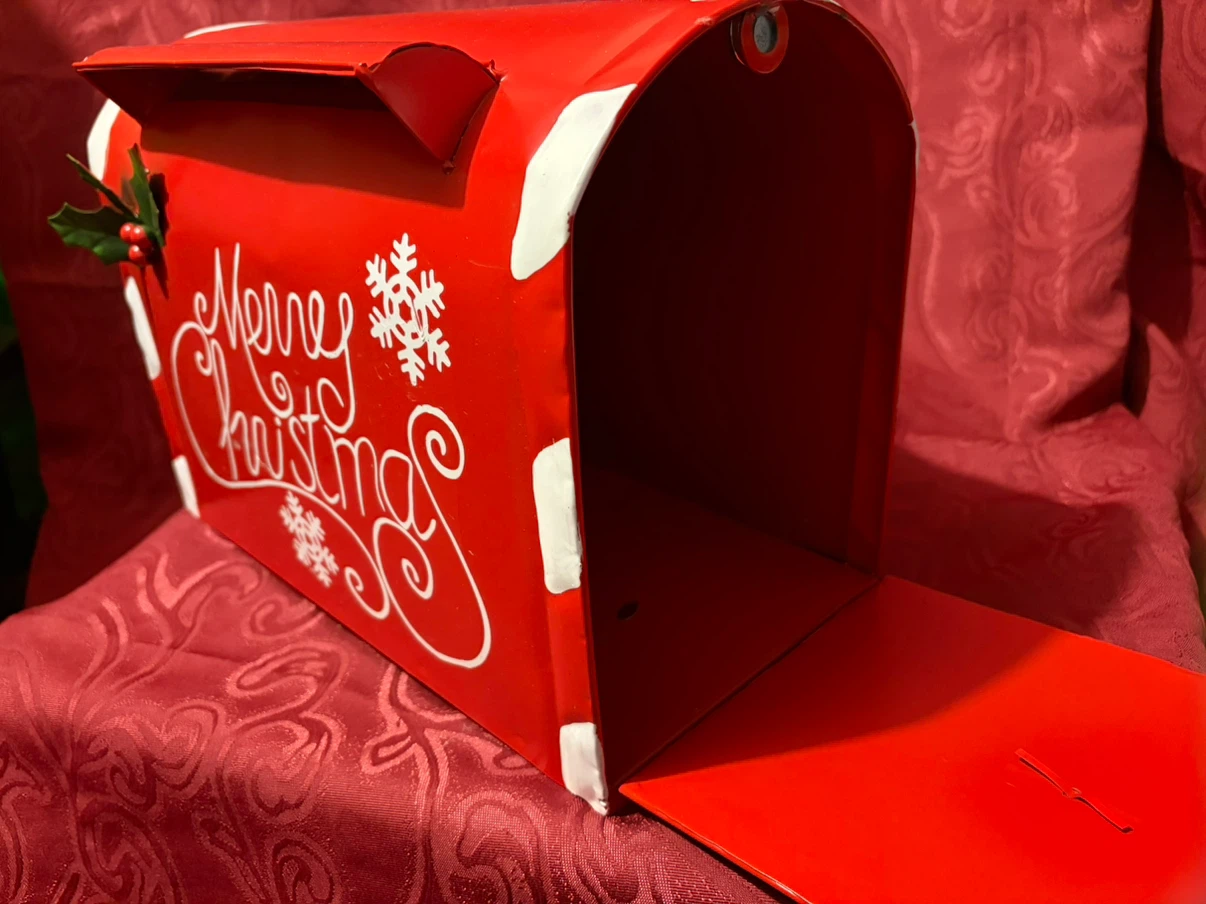 Christmas Metal Mailbox Decor - photo 3