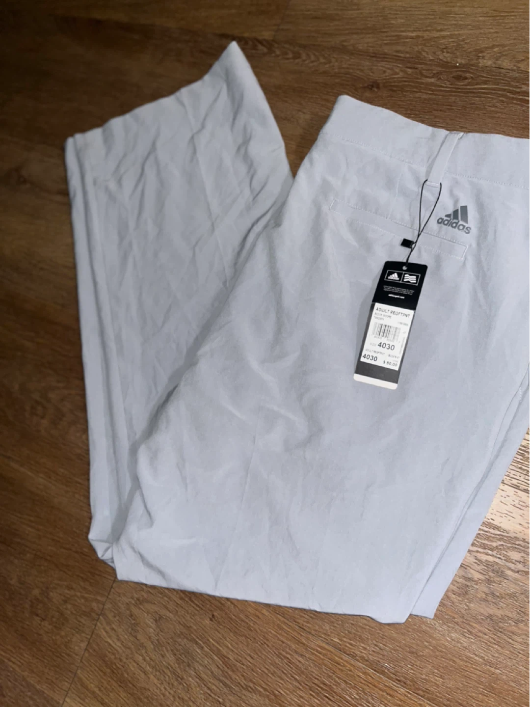 New Adidas Golf Pants Light Grey