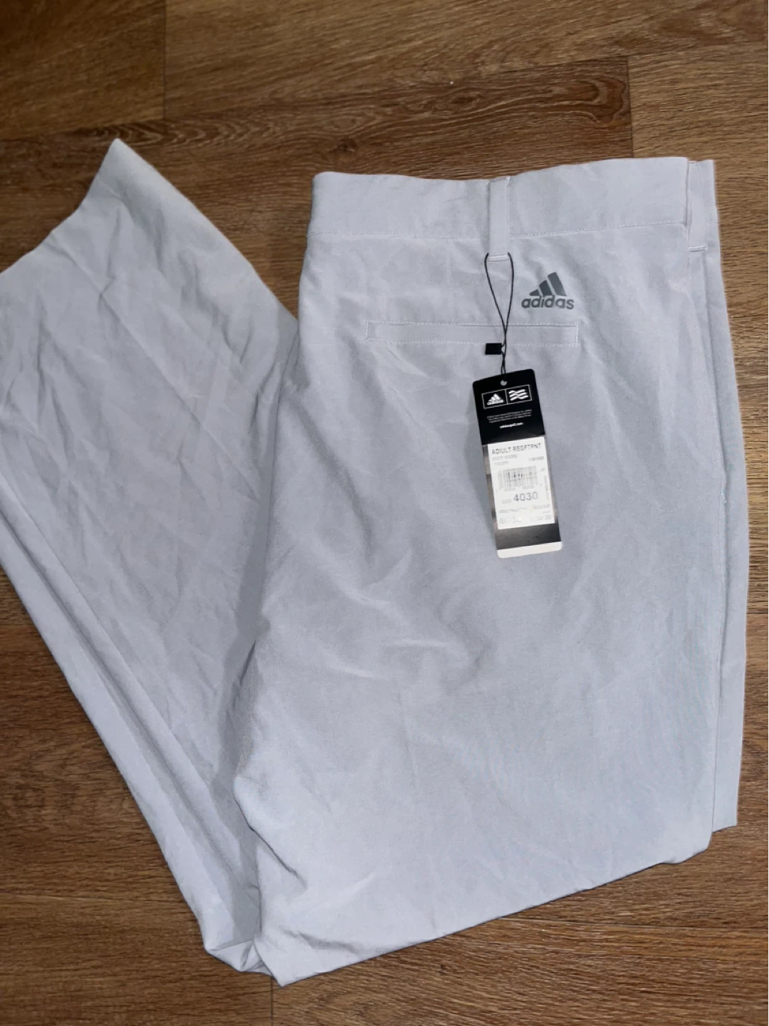New Adidas Golf Pants Light Grey - photo 2