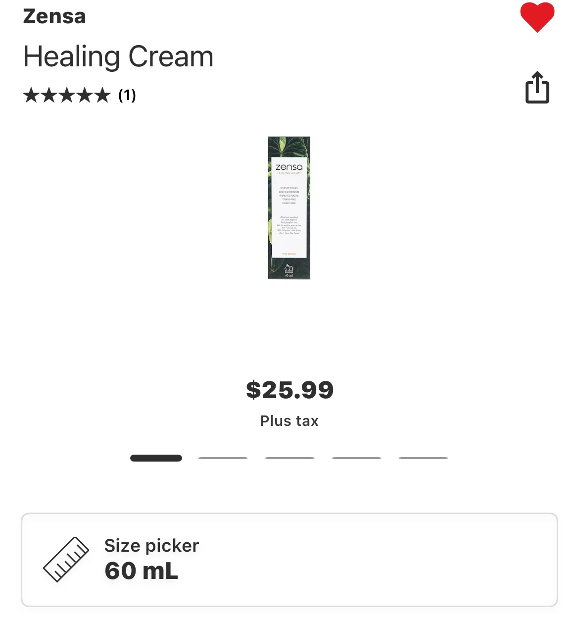 Zensa Healing Creams 60ml each - photo 2