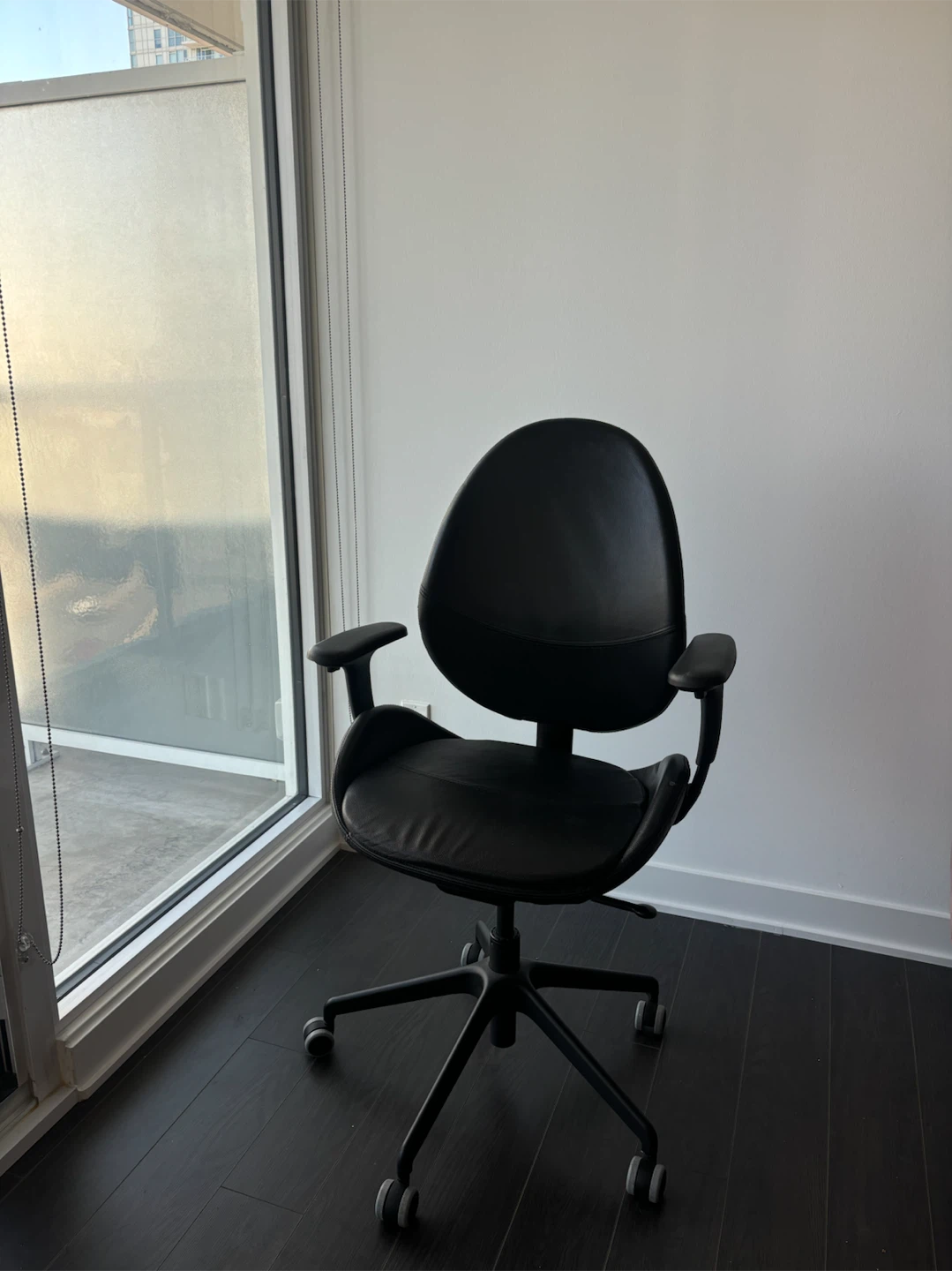 Black Ergonomic Office Chair | Adjustable Arms & Seat Length!