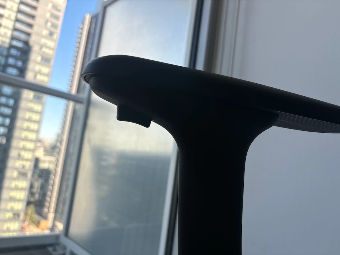 Black Ergonomic Office Chair | Adjustable Arms & Seat Length! - photo 4