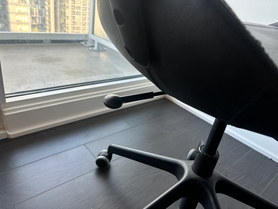 Black Ergonomic Office Chair | Adjustable Arms & Seat Length! - photo 5