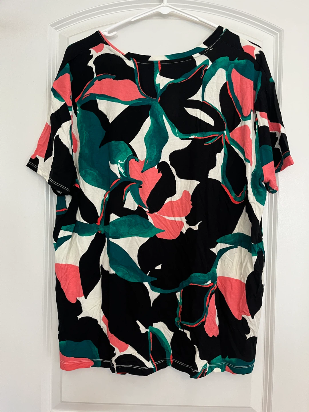 Nine West V-Neck Tee Floral Print XXL - photo 2