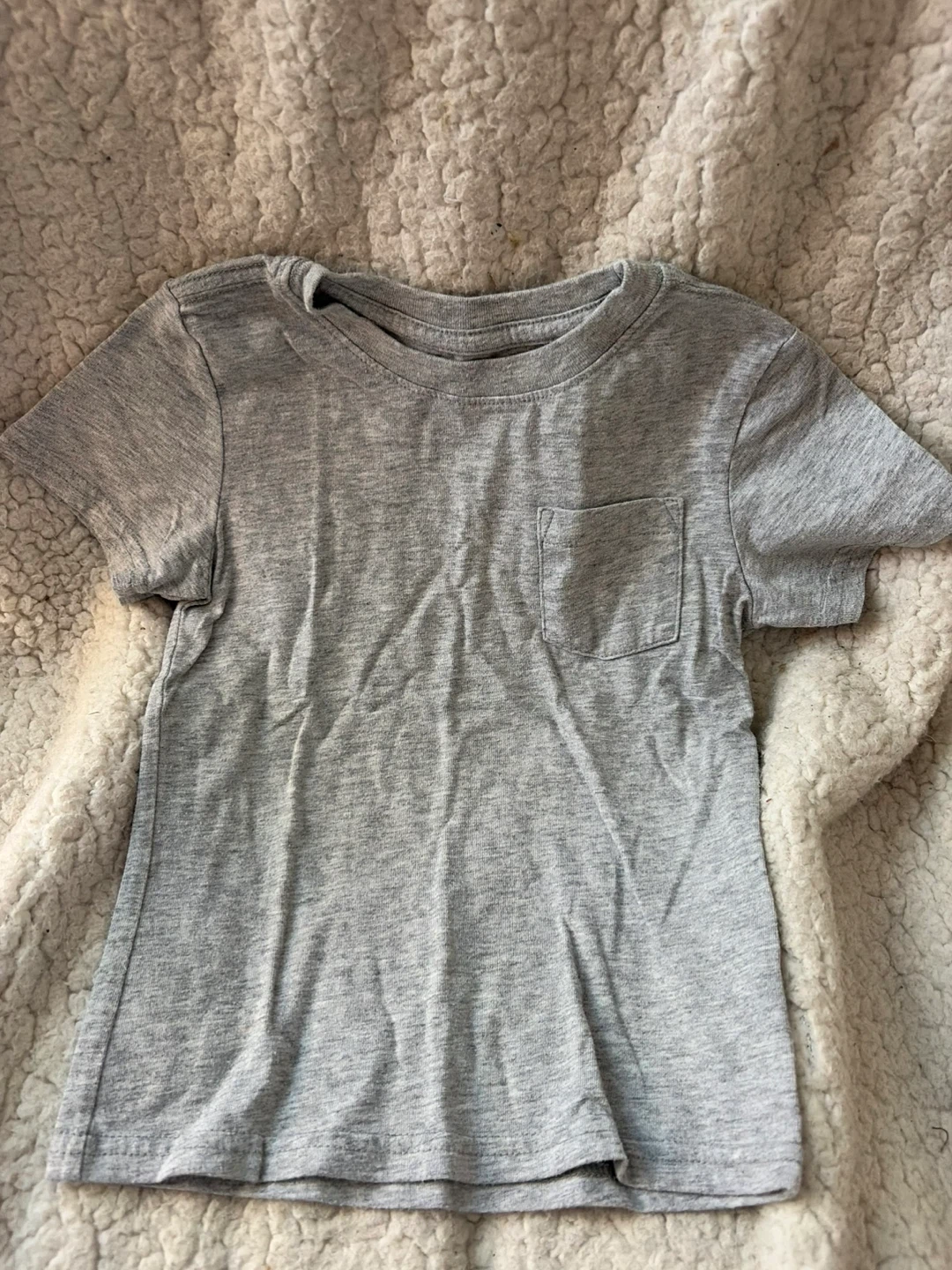 Cat & Jack Toddler Gray Pocket T-Shirt