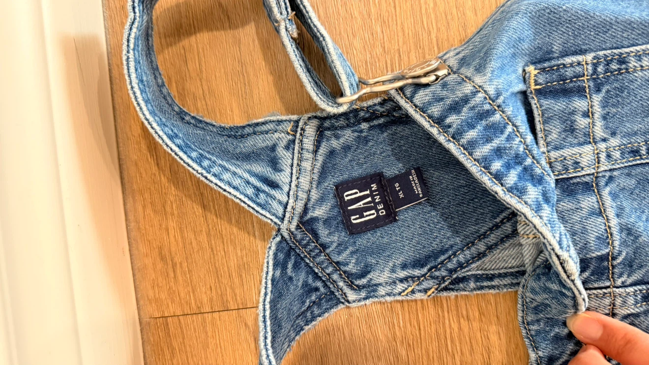 Gap Denim Wide Leg Overalls