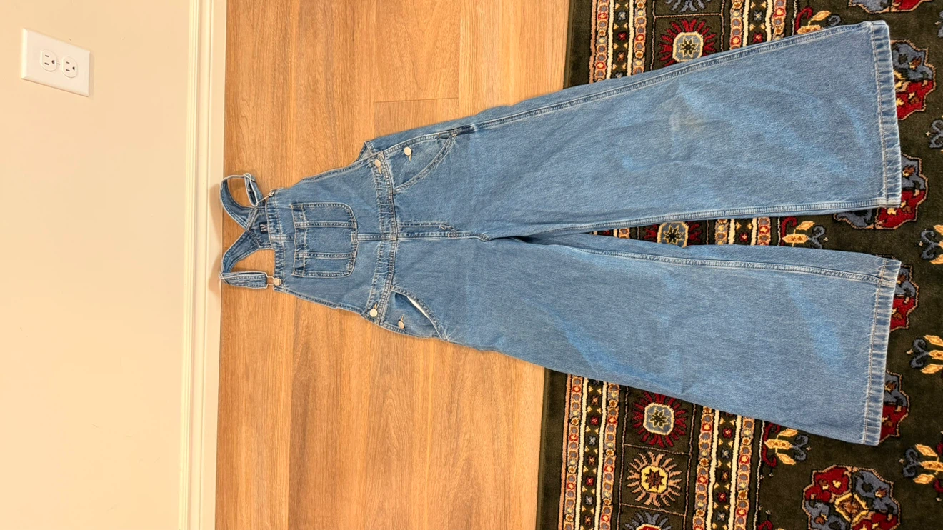 Gap Denim Wide Leg Overalls - photo 2