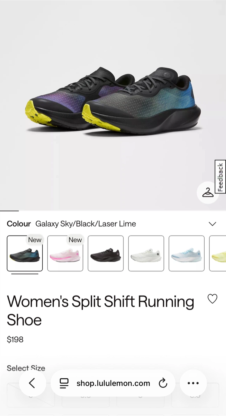 Lululemon Women’s Running Shoes (Size 9)