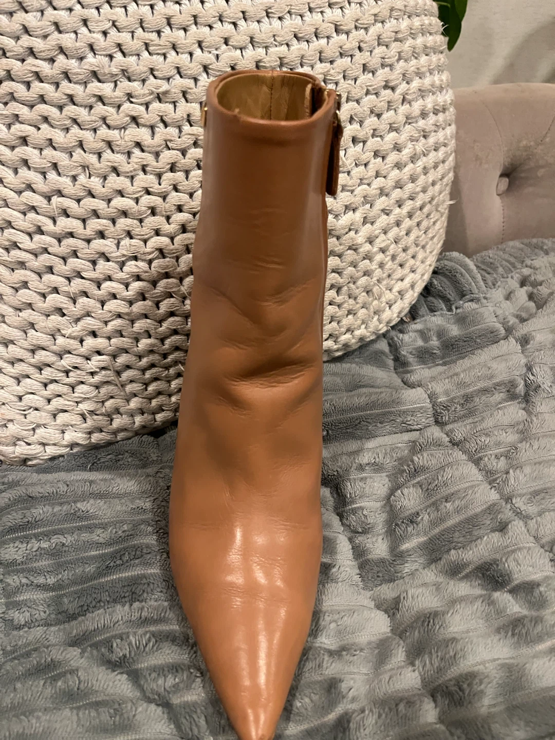 Tory Burch Leather Ankle Boots Size 8.5M - photo 3