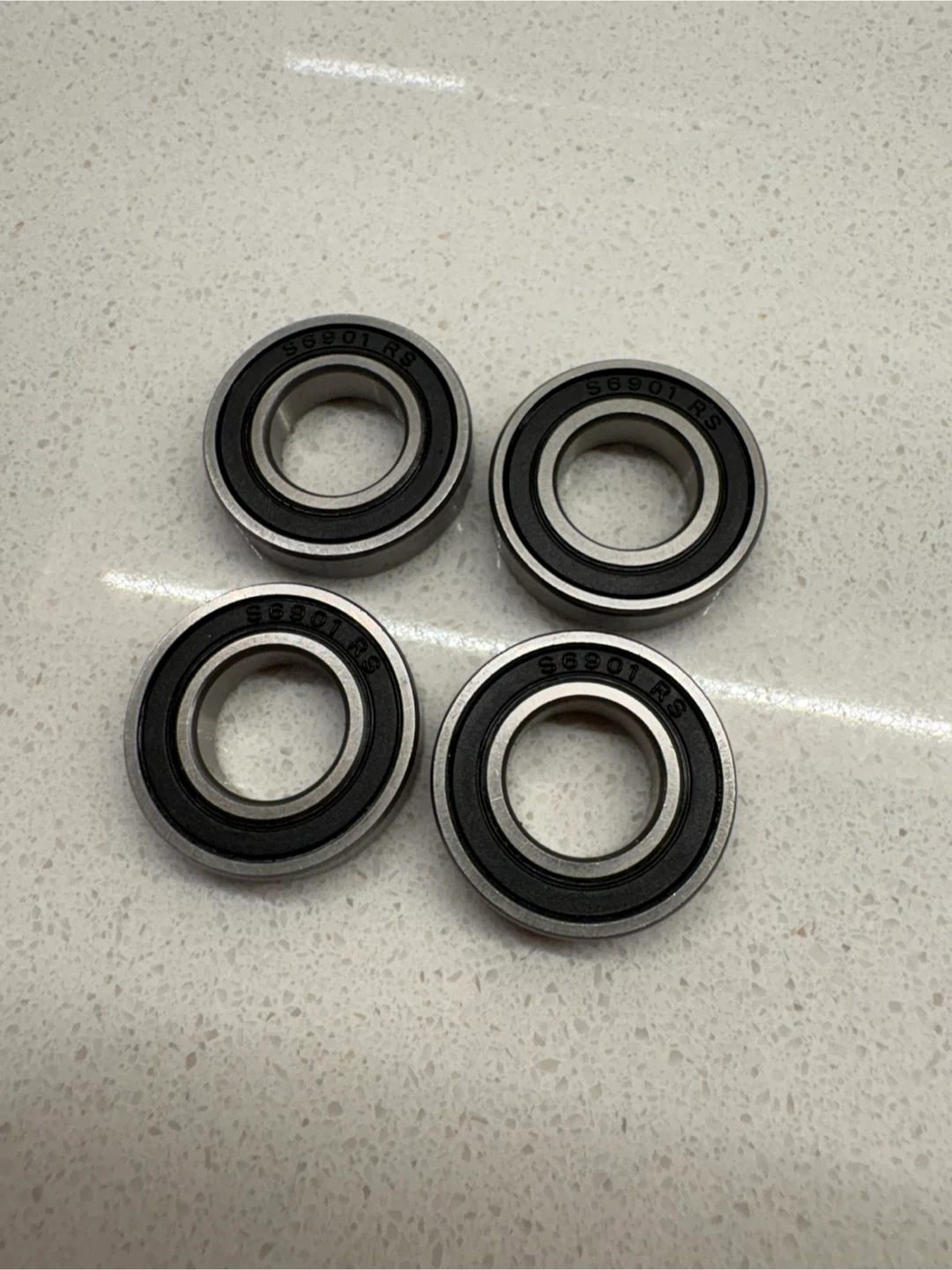 uxcell 5Pcs S6901-2RS Deep Groove Ball Bearings