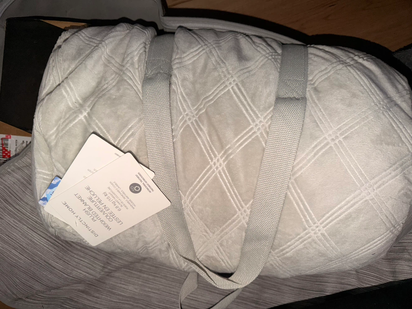 Distinctly Home Plush Weighted Blanket