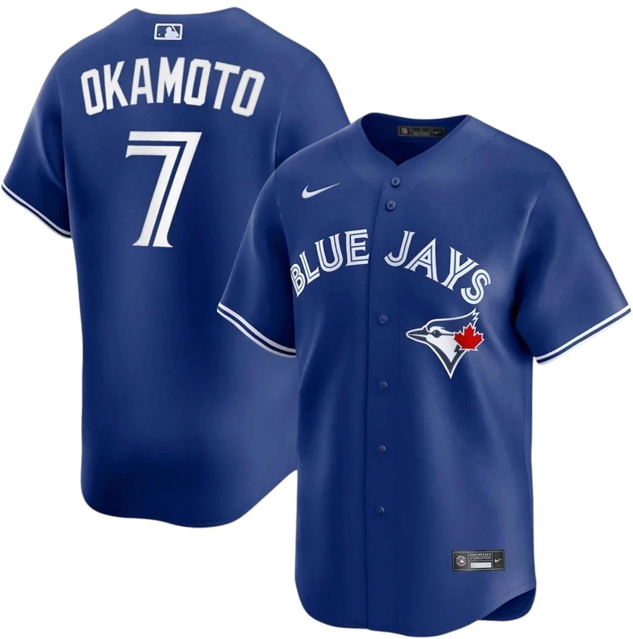 Nike Toronto Blue Jays Okamoto 7 Jersey- new w/tags&50 patch