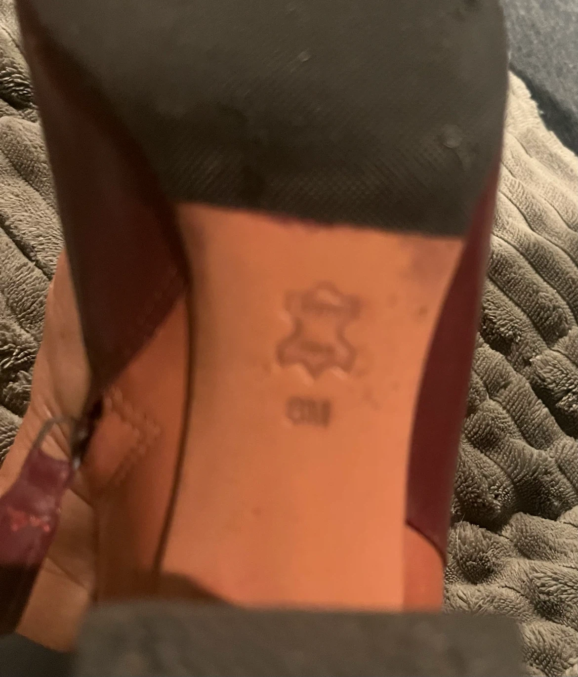 Tory Burch Two-Tone Burgundy and Tan Leather Ankle Boots - photo 5