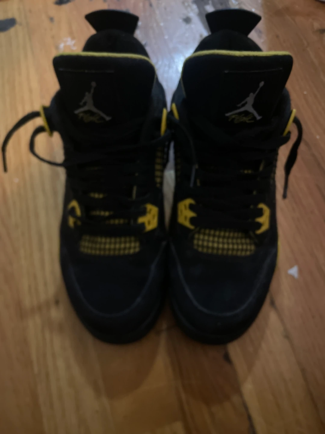 Air Jordan 4 Retro GS Black/Tour Yellow - photo 4