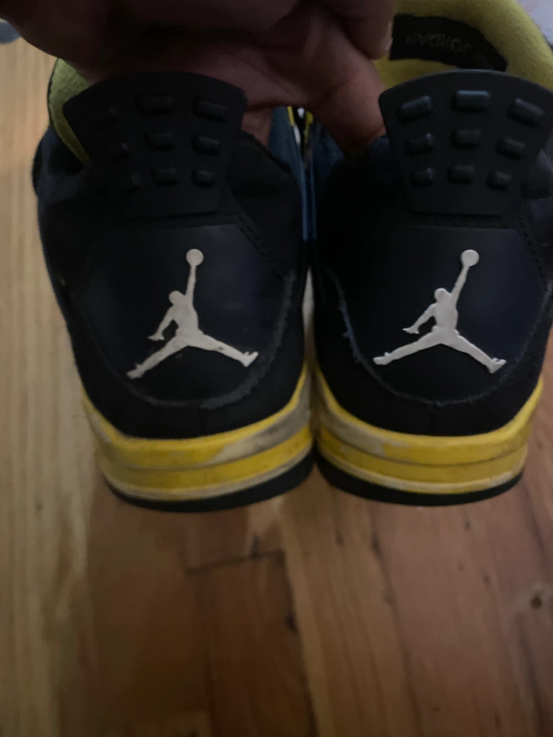 Air Jordan 4 Retro GS Black/Tour Yellow - photo 5