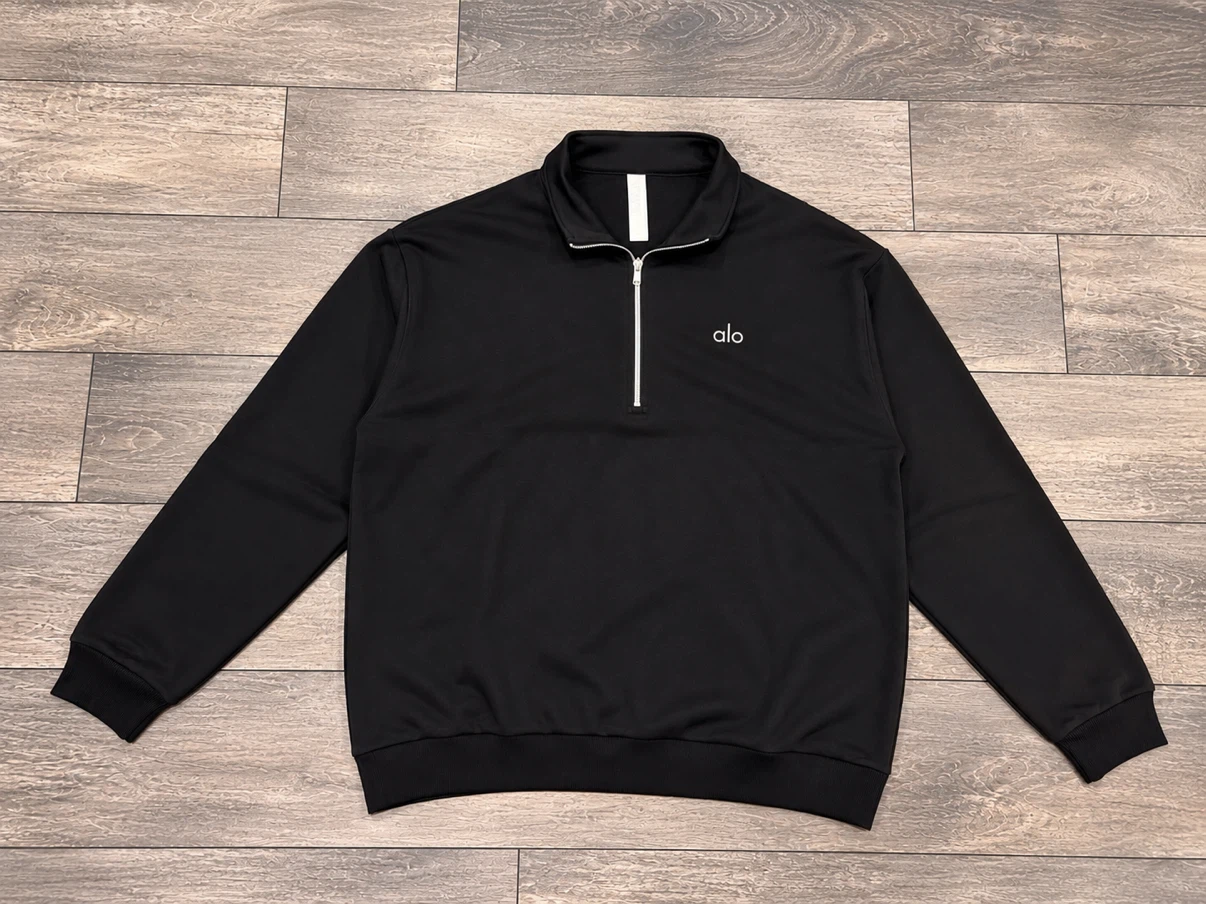 Alo Yoga Black Quarter-Zip