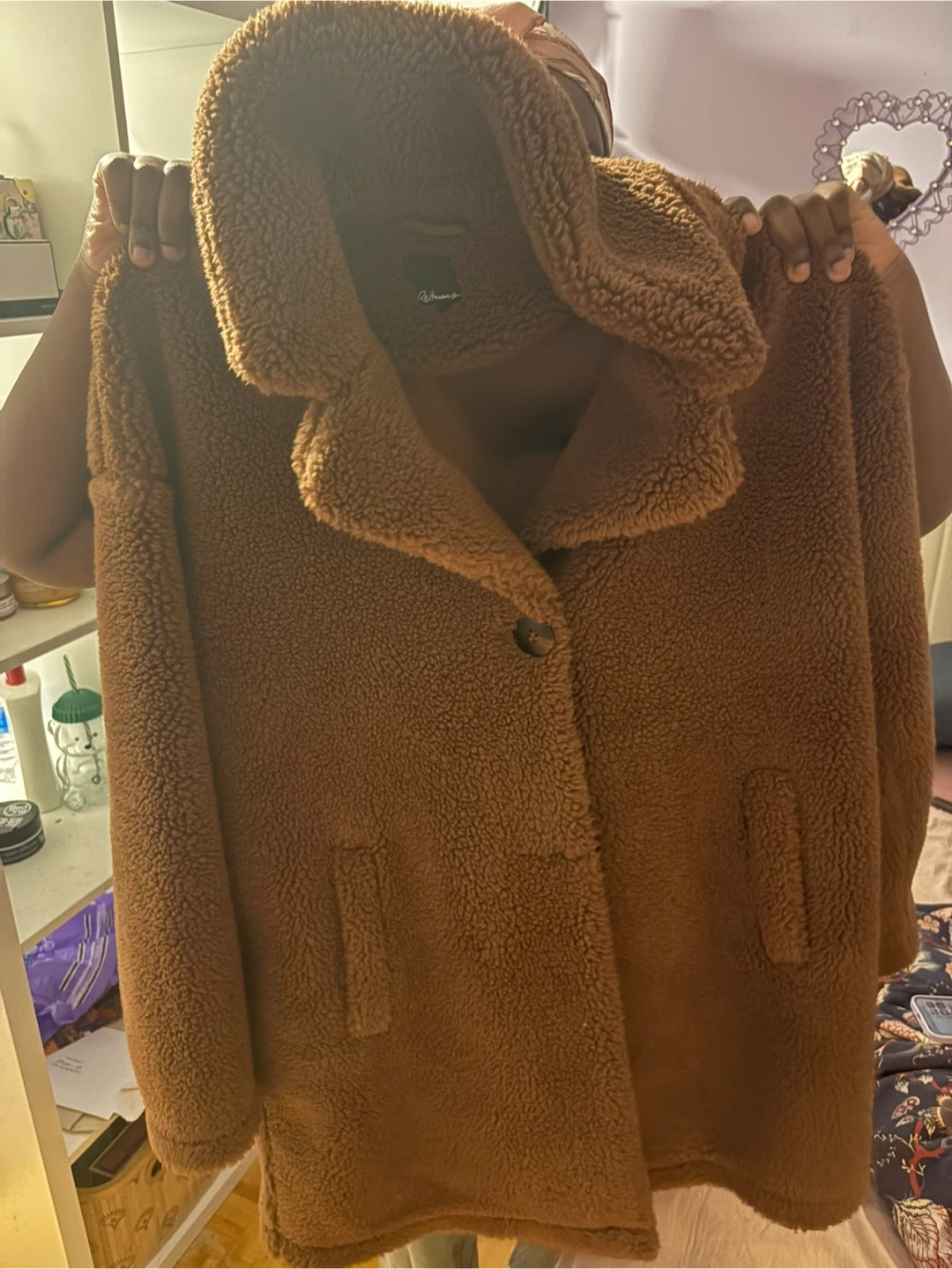 Brown Teddy Coat - photo 3