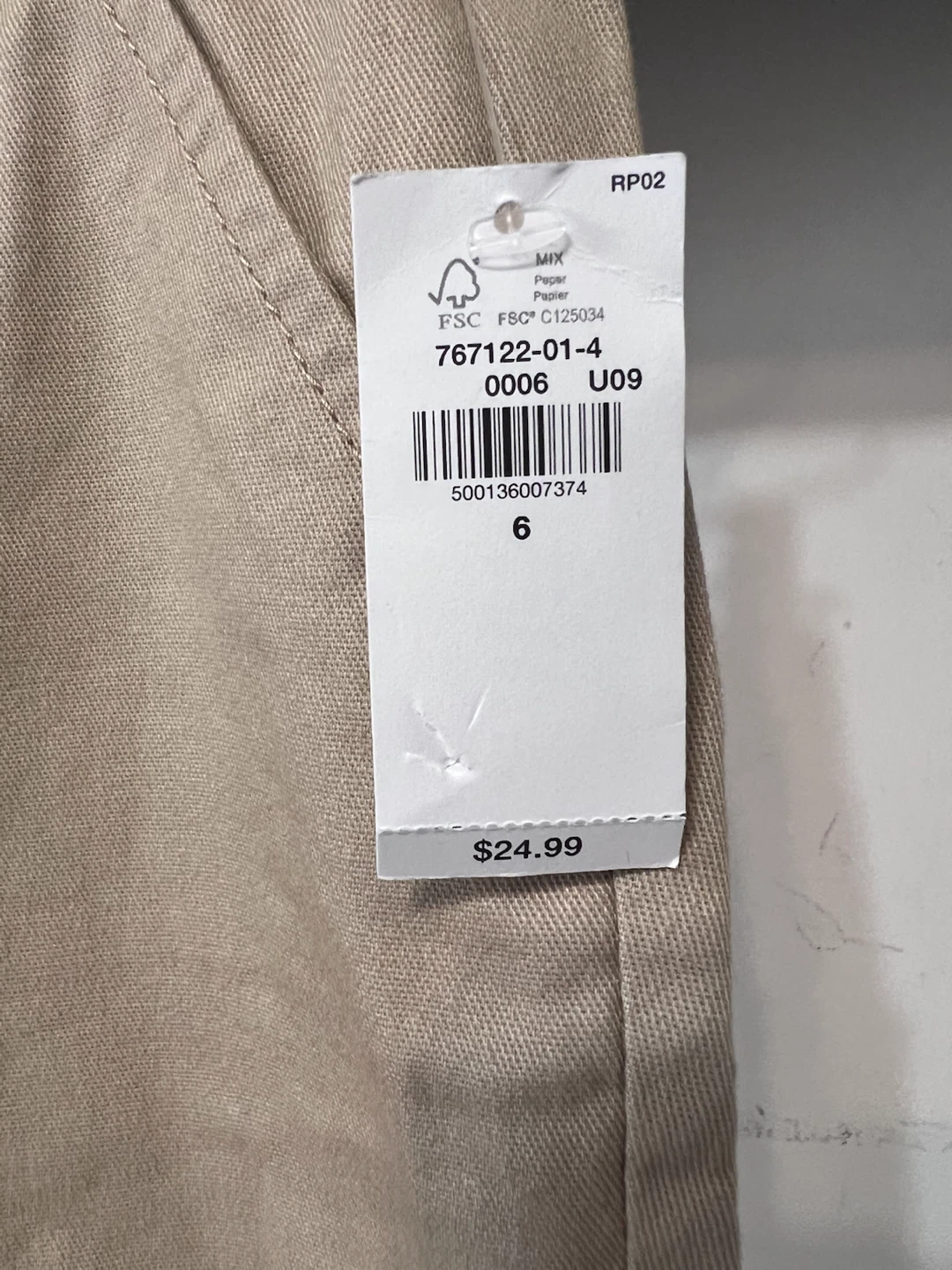 Old Navy Girls’ Boot-Cut Khaki Pants – Size 6 – BNWT - photo 3