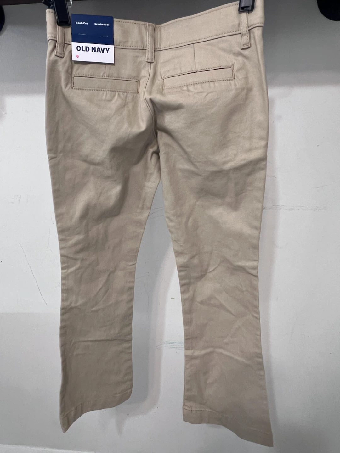 Old Navy Girls’ Boot-Cut Khaki Pants – Size 6 – BNWT - photo 4