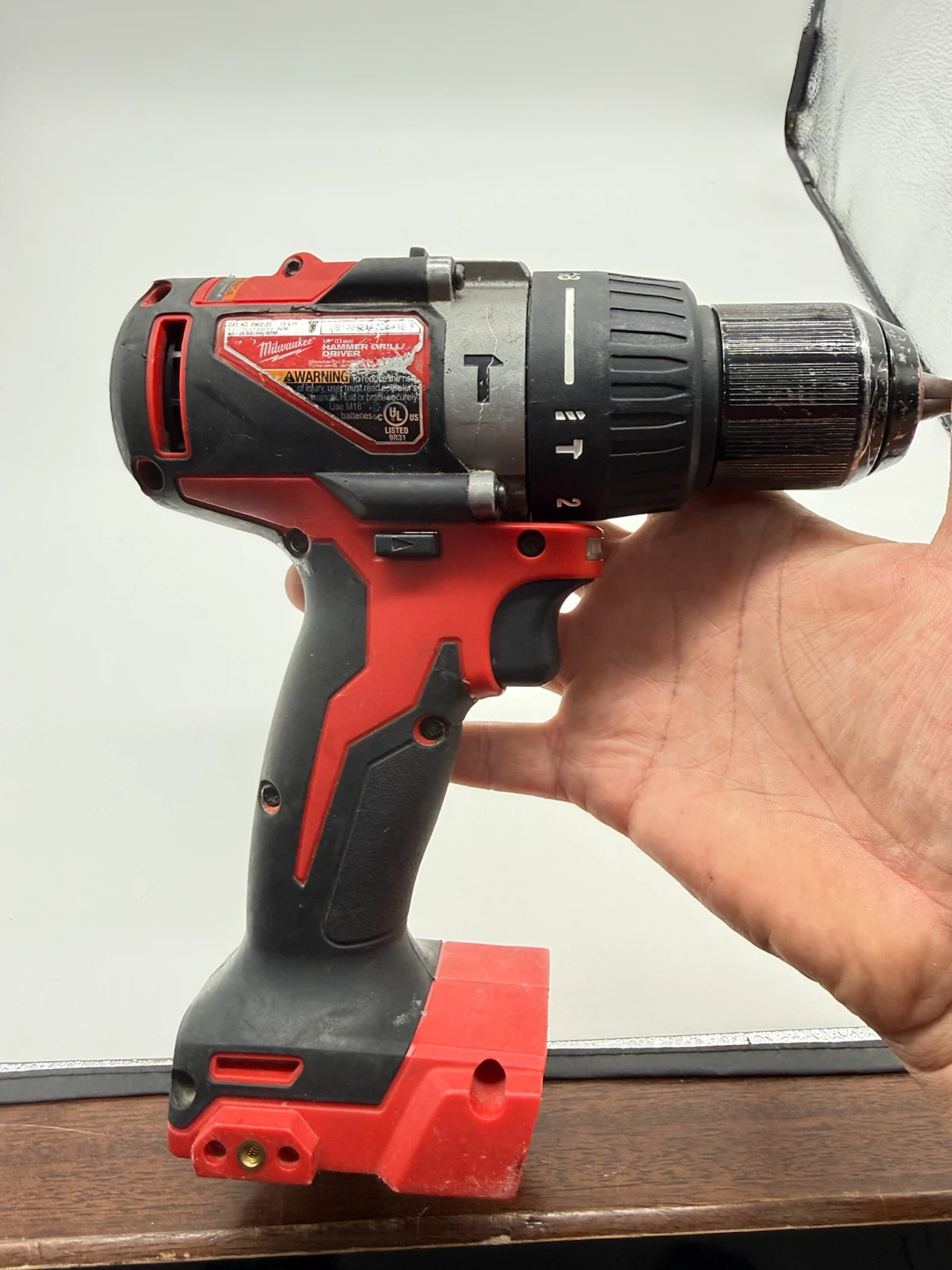 Milwaukee M18 Brushless 1/2-Inch Compact Hammer Drill 2902-20 - photo 2