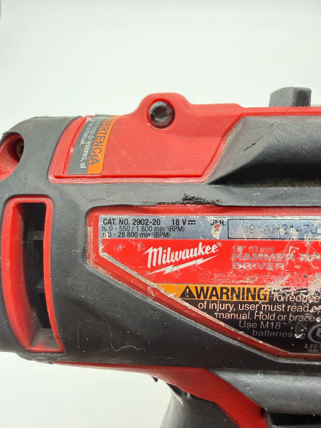 Milwaukee M18 Brushless 1/2-Inch Compact Hammer Drill 2902-20 - photo 3