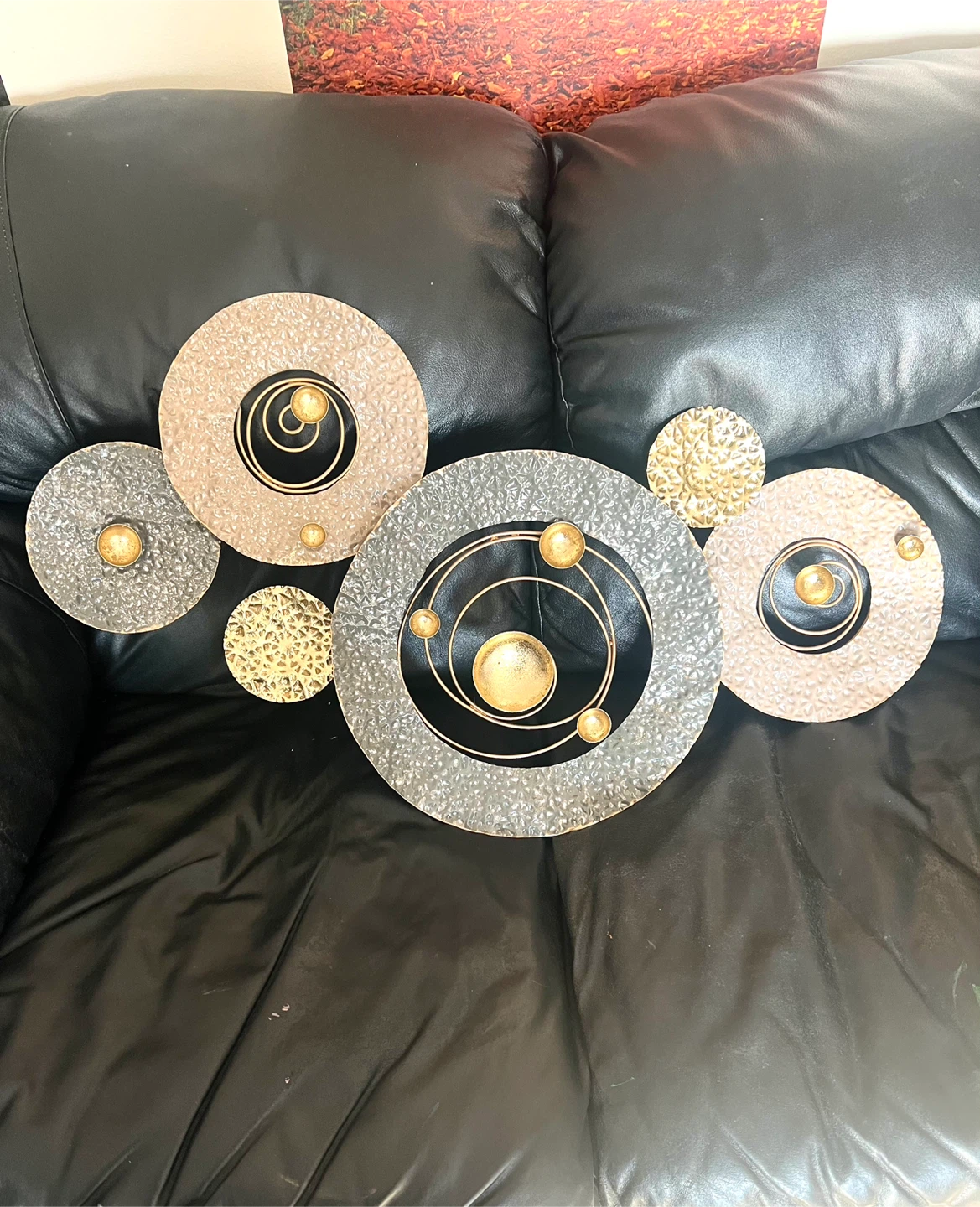 Abstract Metal Wall Art Decor - photo 2