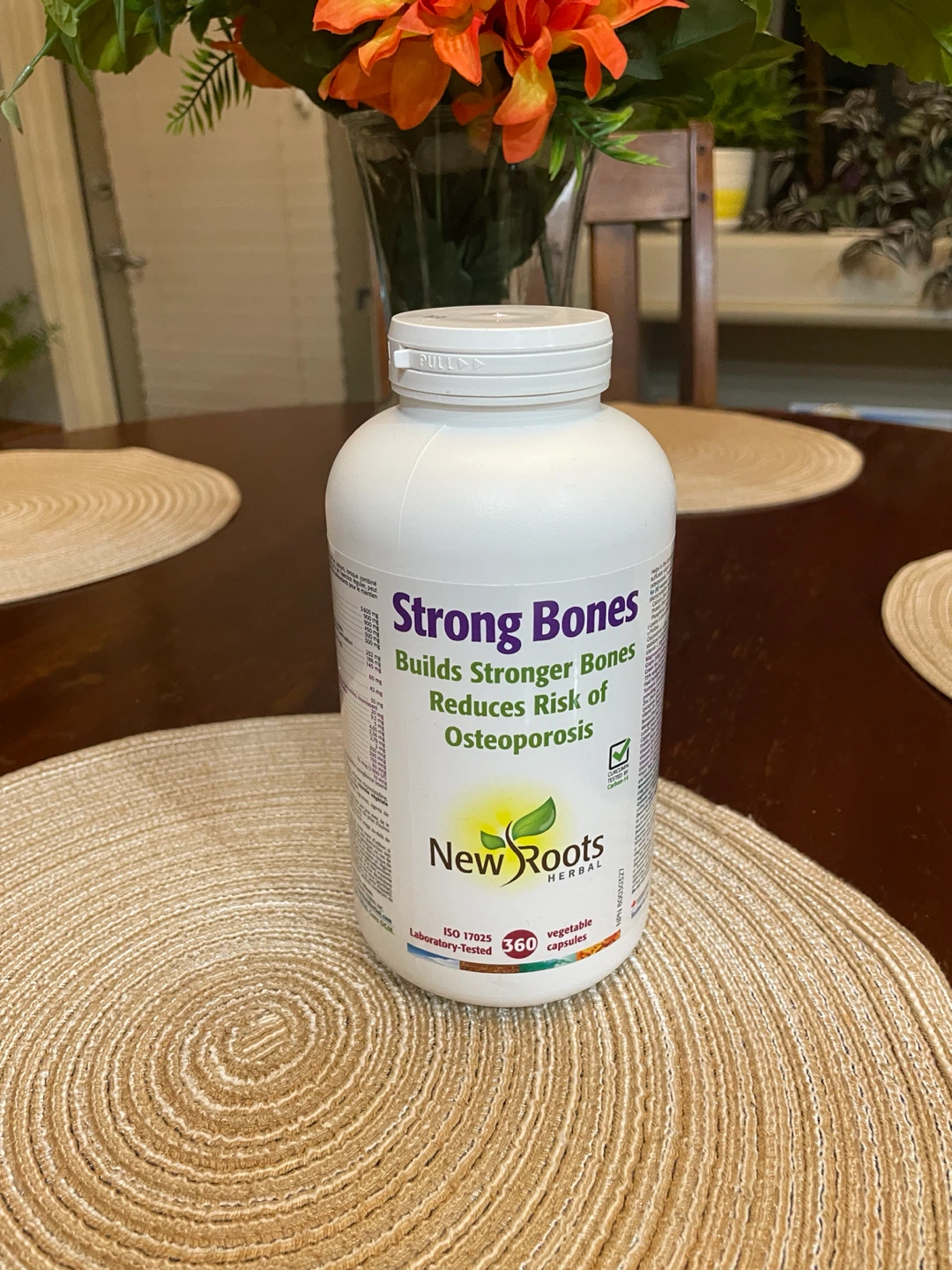 New Roots Herbal Strong Bones 360 Vegetable Capsules