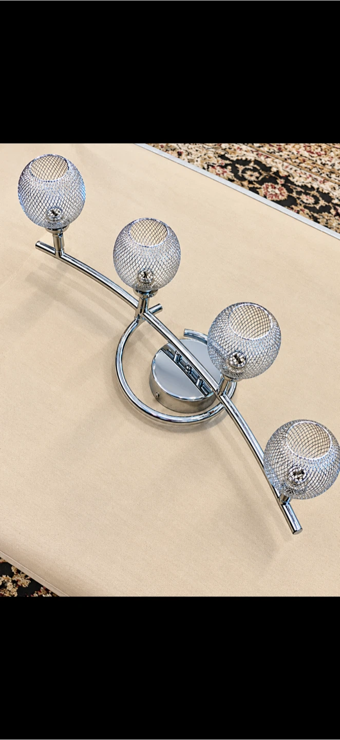 4-Light Chrome Ceiling Fixture or bathroom light