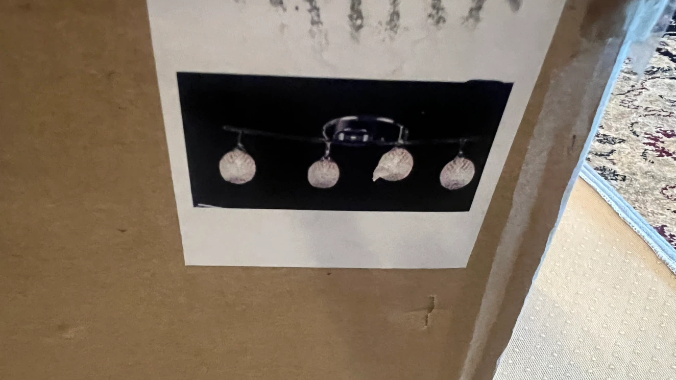 4-Light Chrome Ceiling Fixture or bathroom light - photo 2