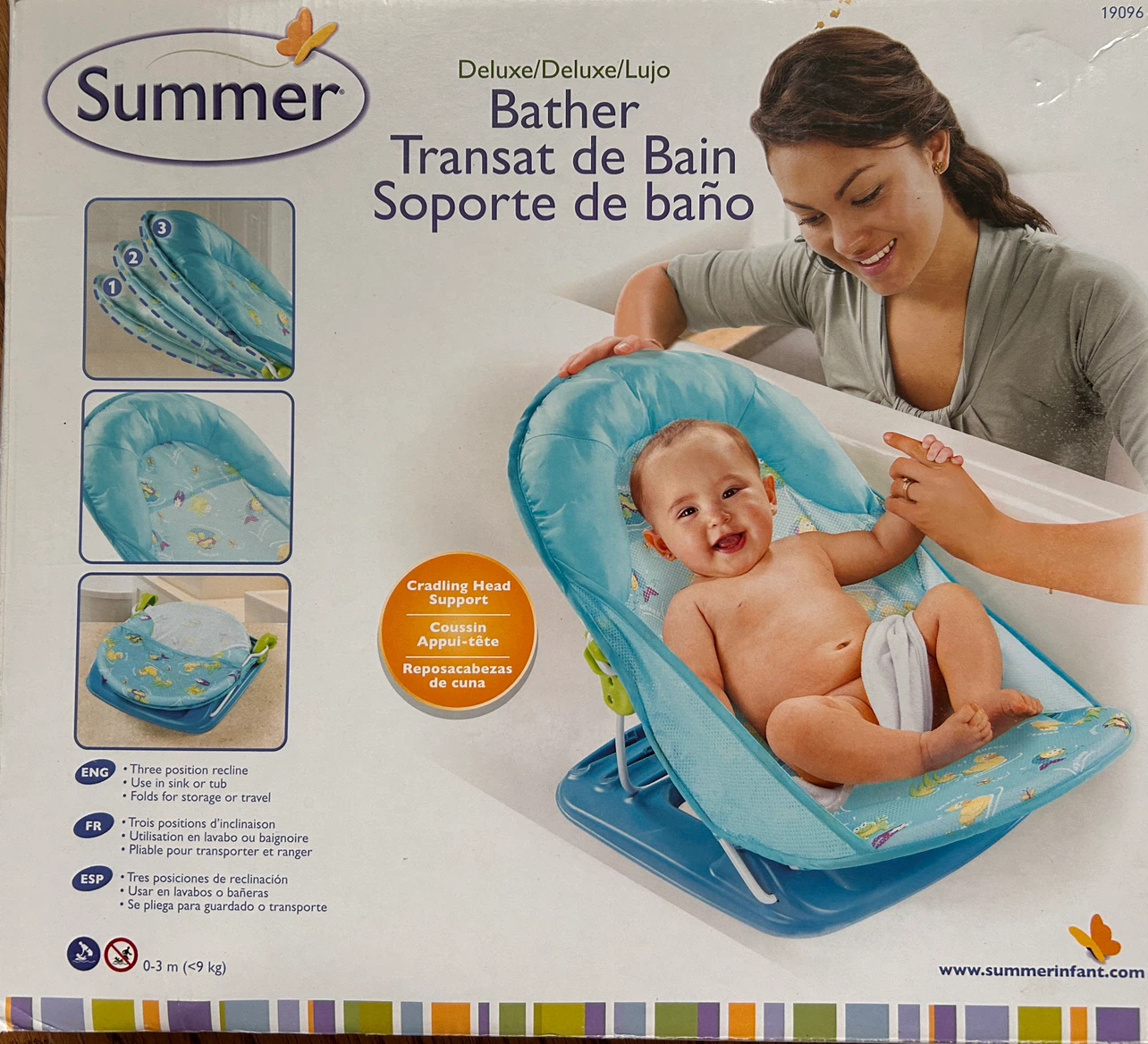 Summer Infant Deluxe Baby Bather - Blue