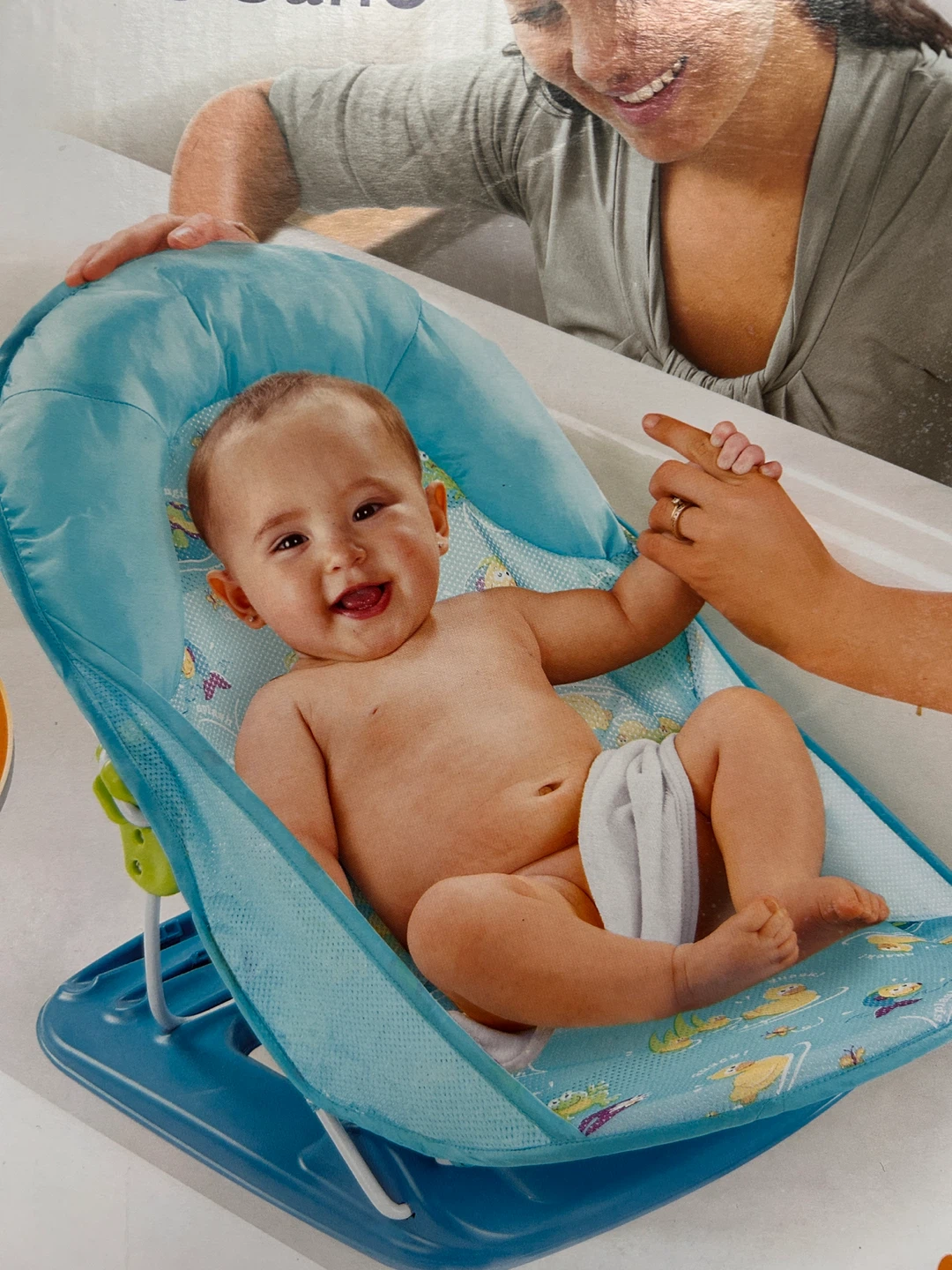 Summer Infant Deluxe Baby Bather - Blue - photo 3