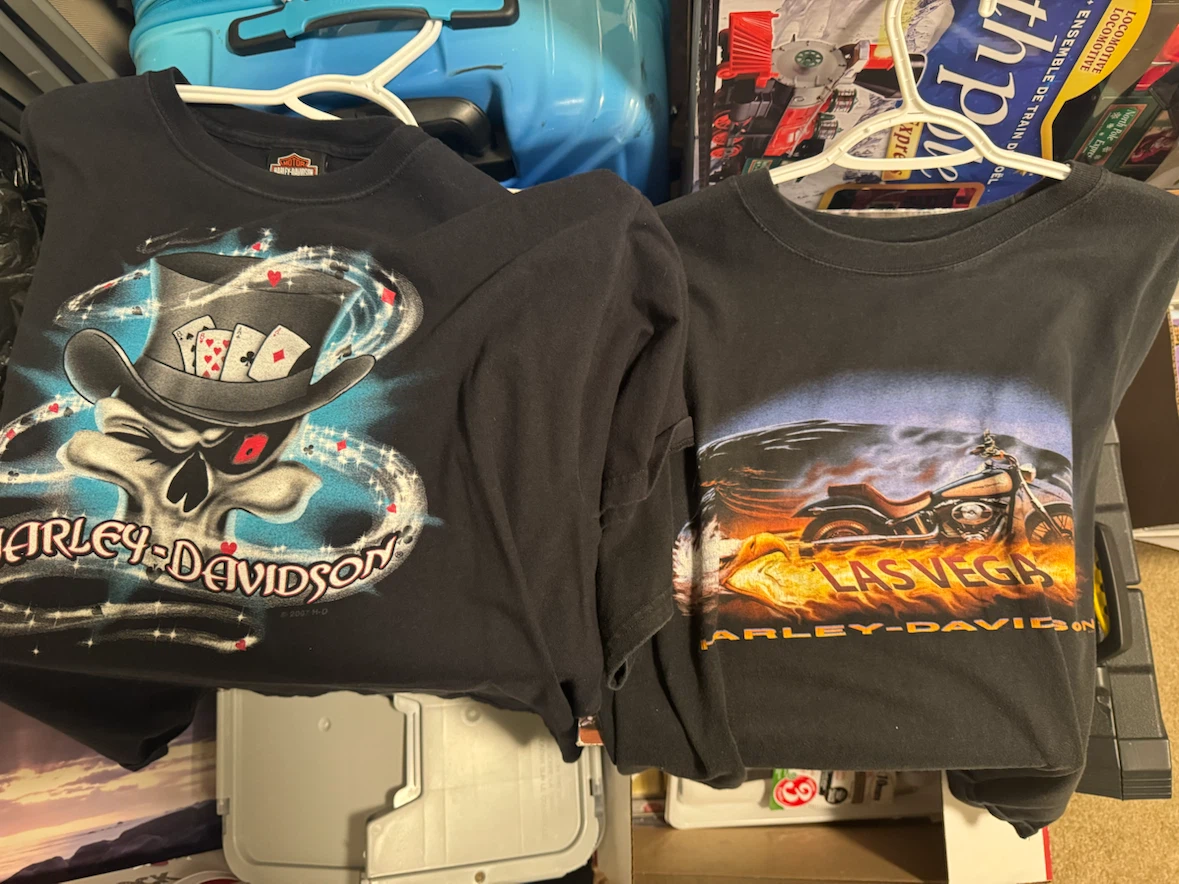 2 Las Vegas Harley Davidson T-shirts. XL. . $30 for both - photo 2