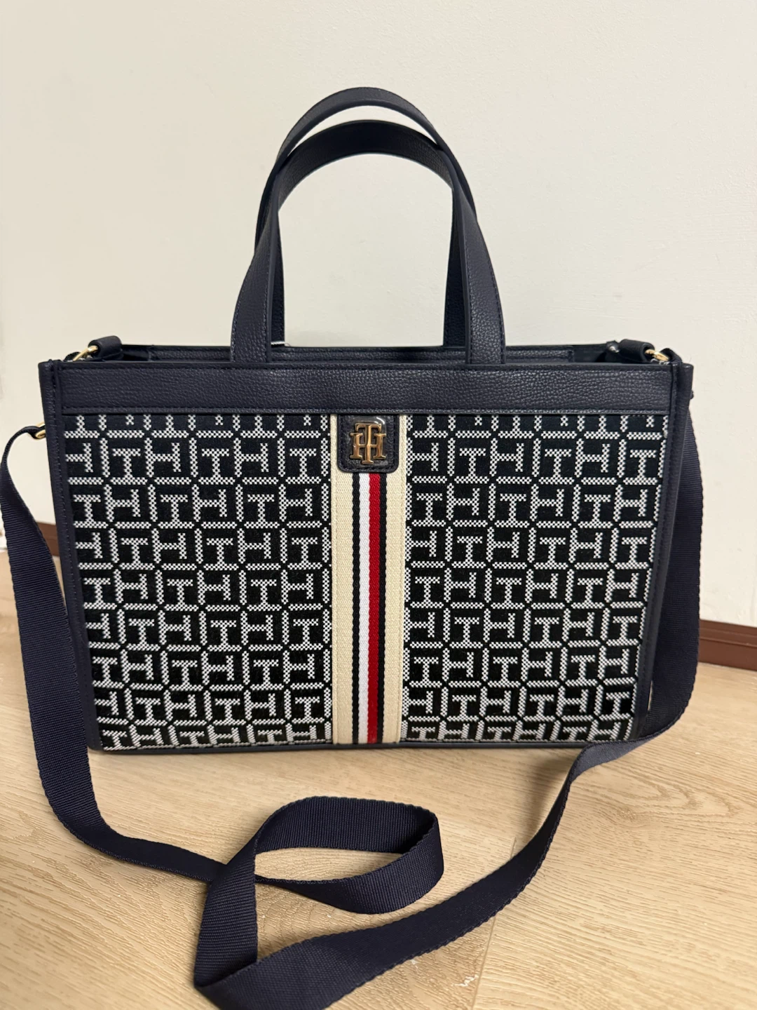 Tommy Hilfiger Monogram Tote Bag