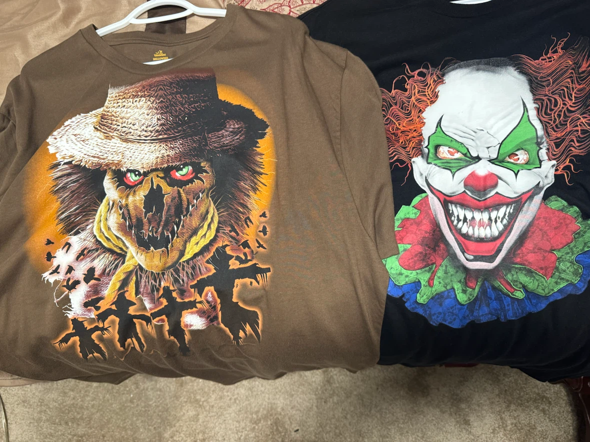 2 Brand new Halloween T-shirts. XXL.  $20 for both