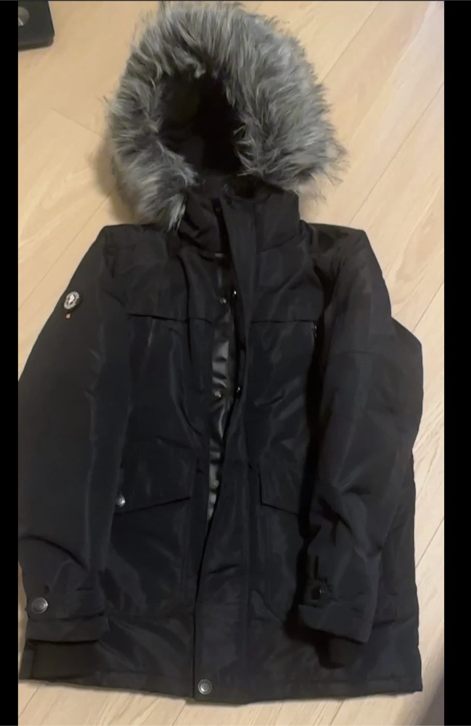 Parka - Point Zero - Black Winter Parka Jacket